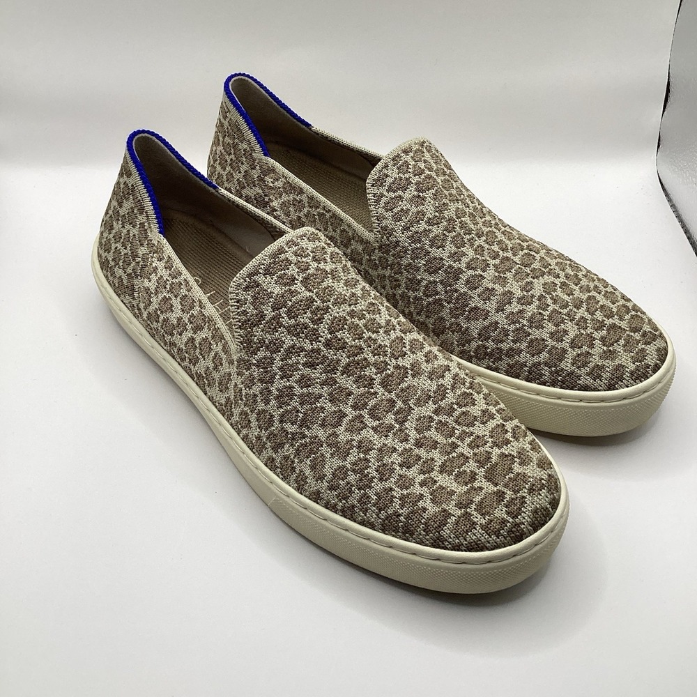 Ladies Rothy's Slip On Sneaker Pebble Spot‎ Animal Print - Size 7.5